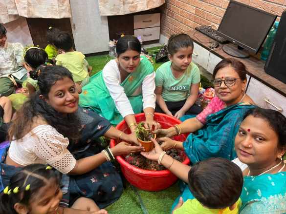 Paradise School Summer Camp Day 1: Tree Plantation Program Inspires Young Environmental Stewards